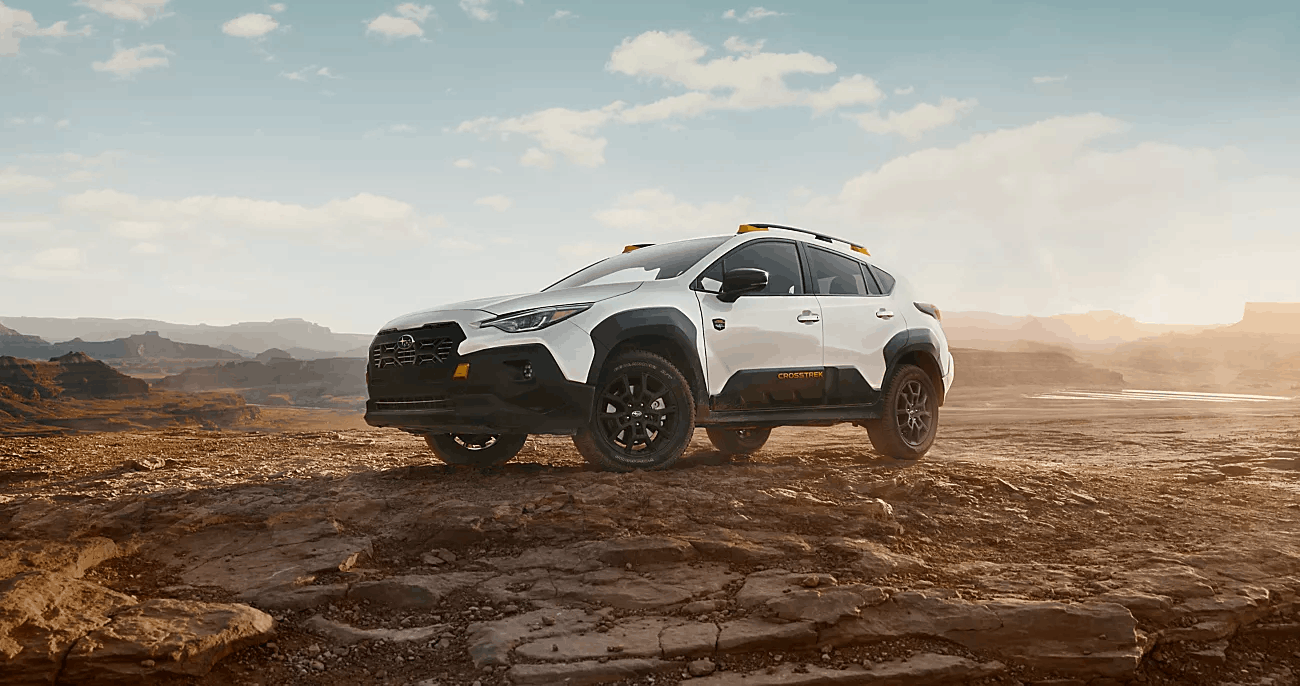 2026 Subaru Crosstrek white exterior outdoors