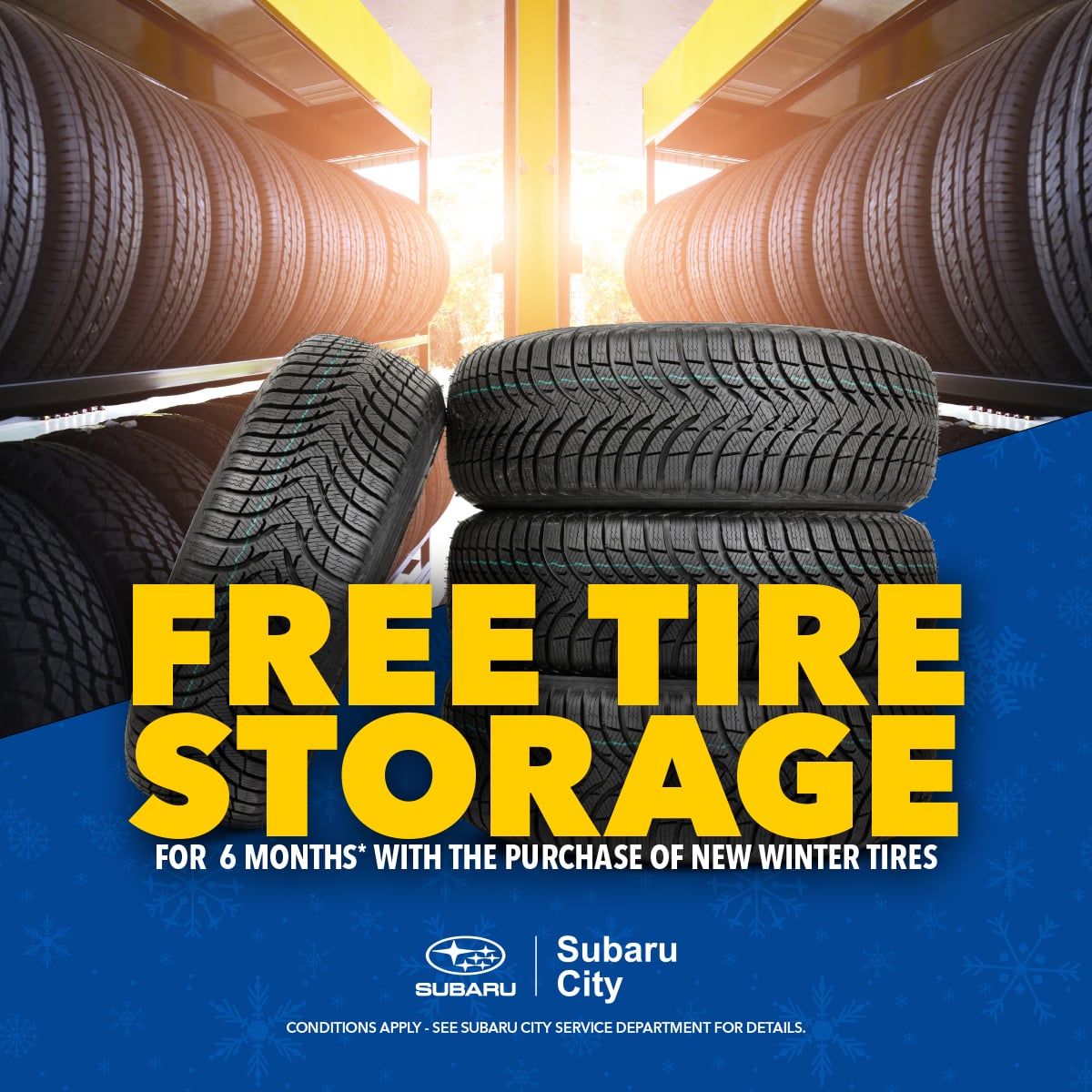 free tire storage in edmonton alberta subaru