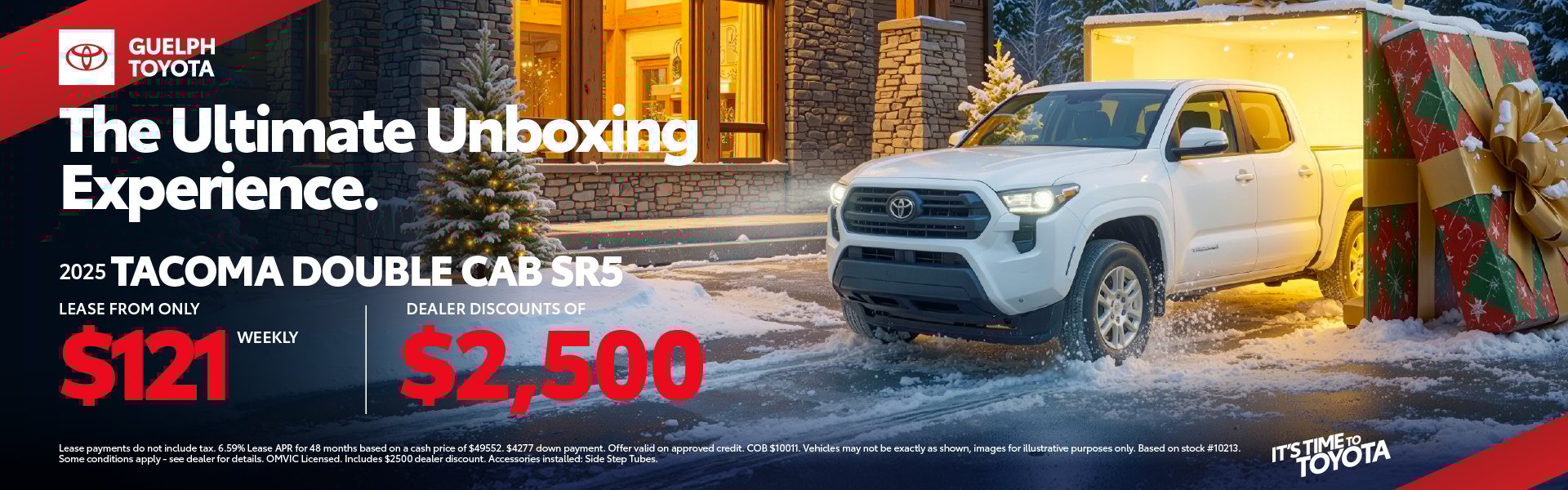 Tacoma December Promo