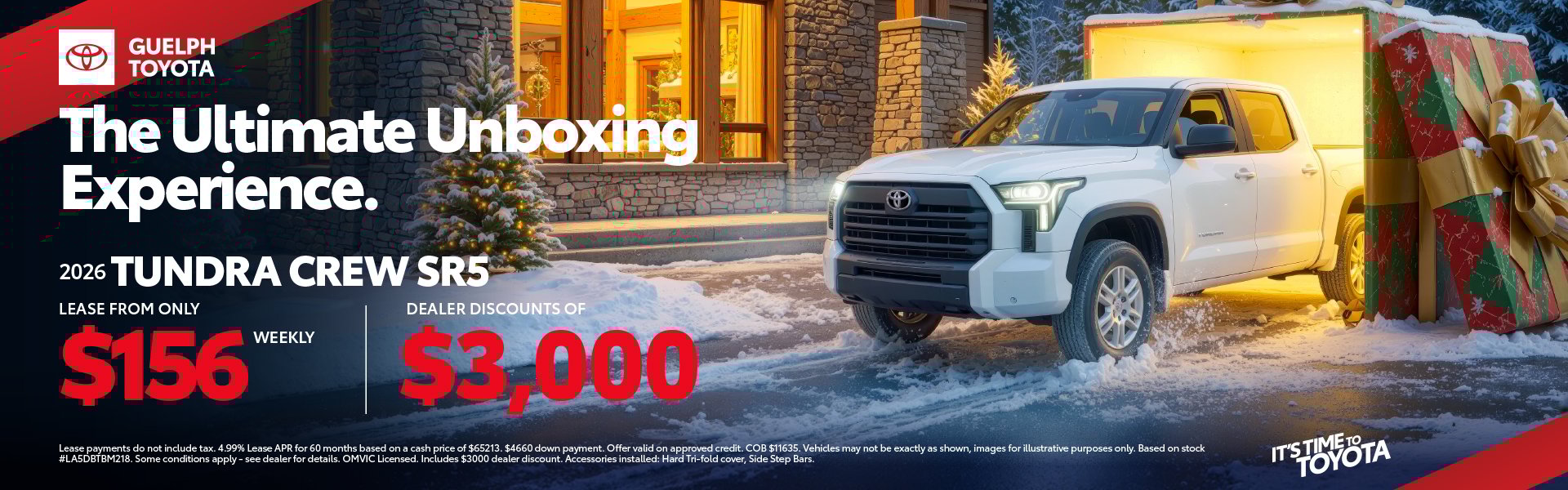 Tundra December Promo