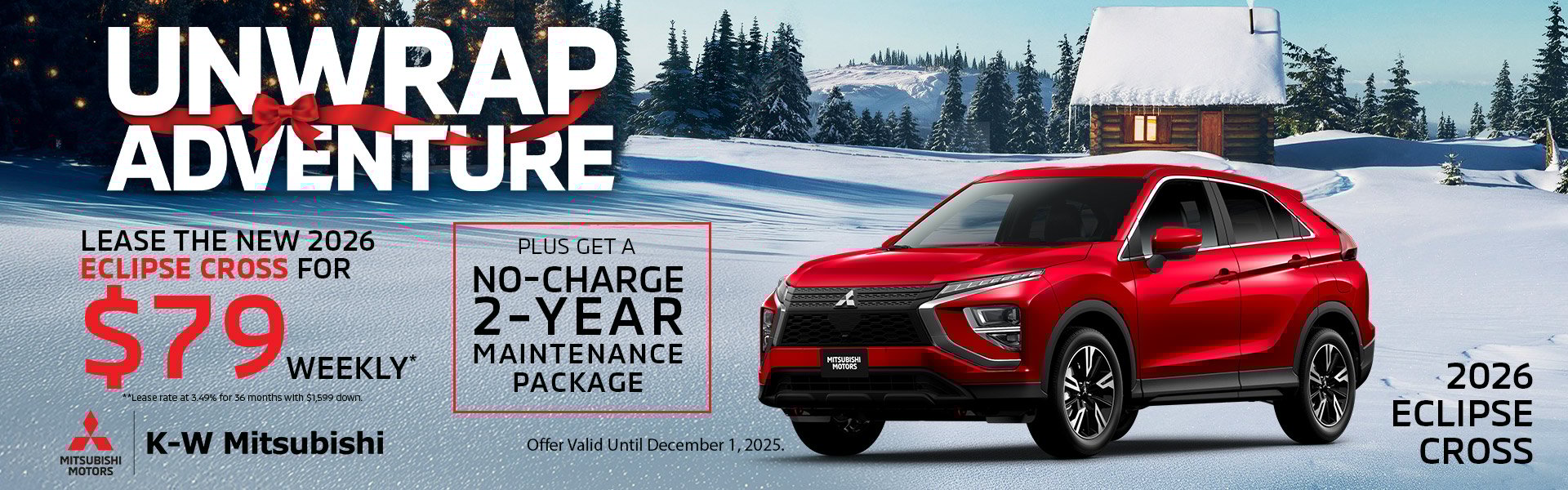 November Eclipse Cross Promo