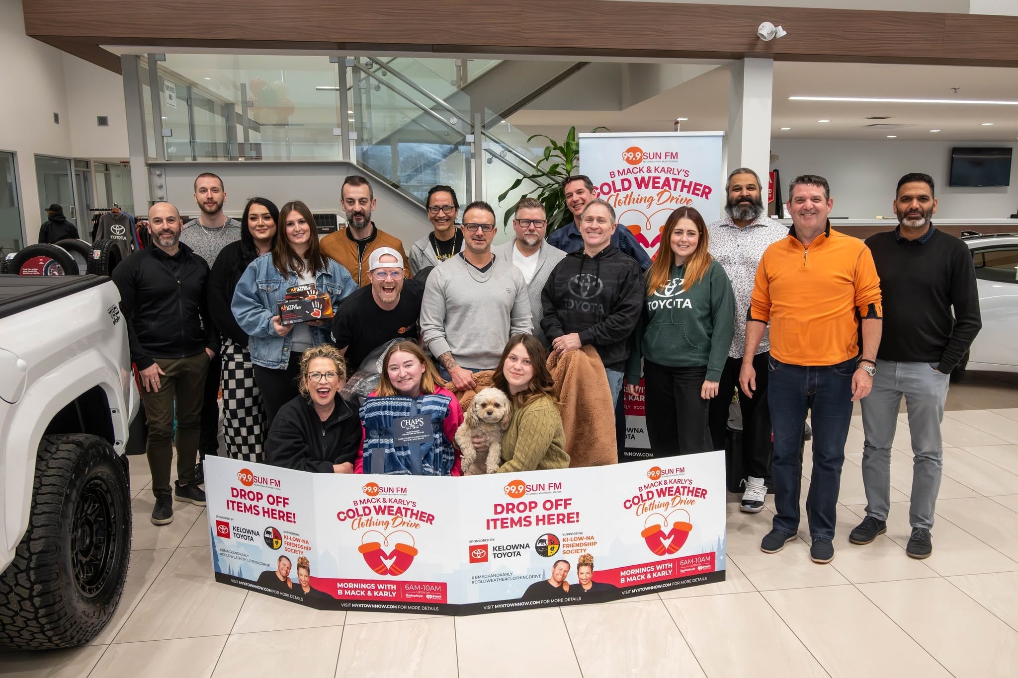 Kelowna Toyota Clothing Drive