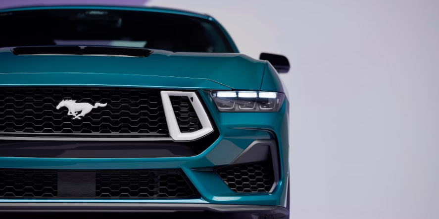 2026 ford mustang green closup