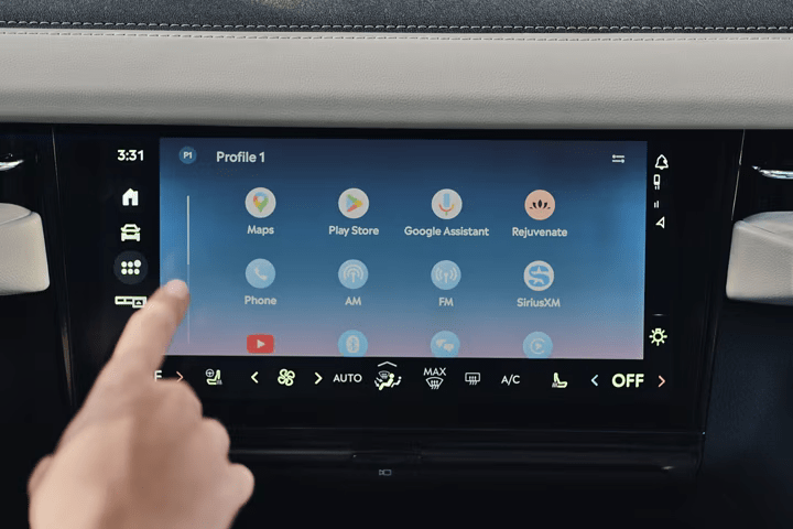 2026 Lincoln Navigator console touchscreen