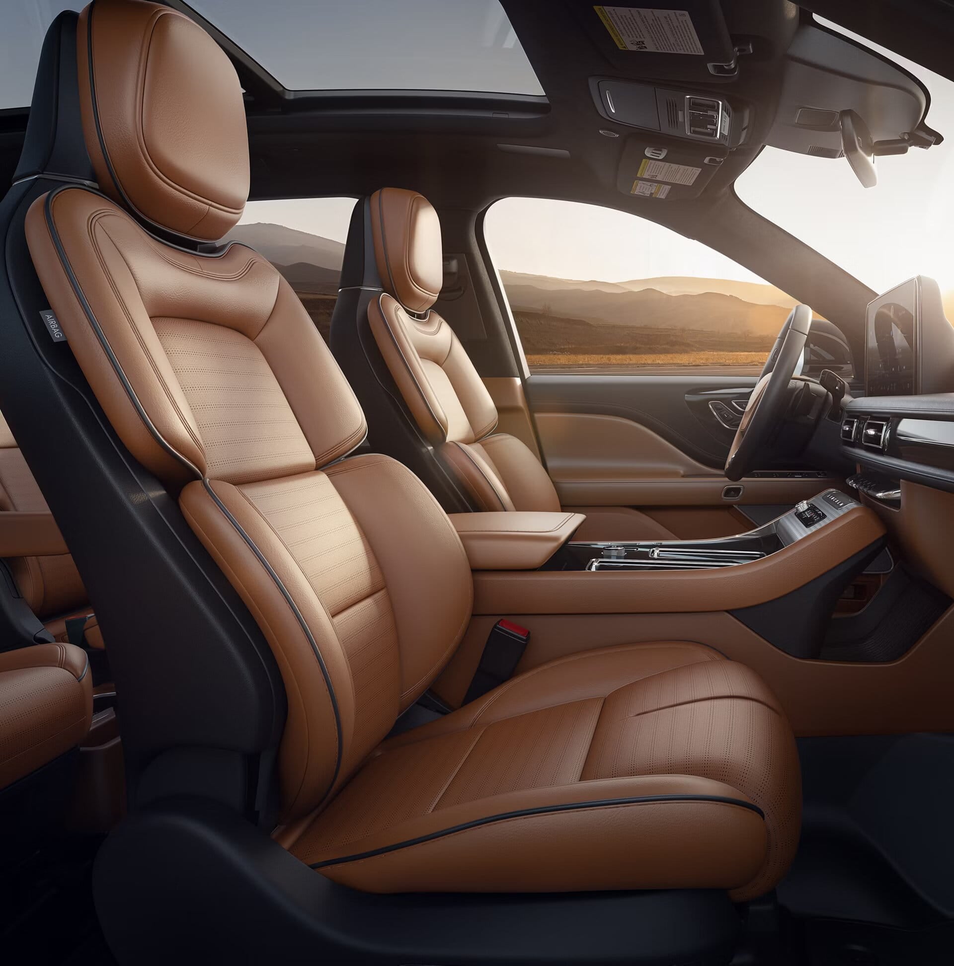 Lincoln Aviator Black Label interior