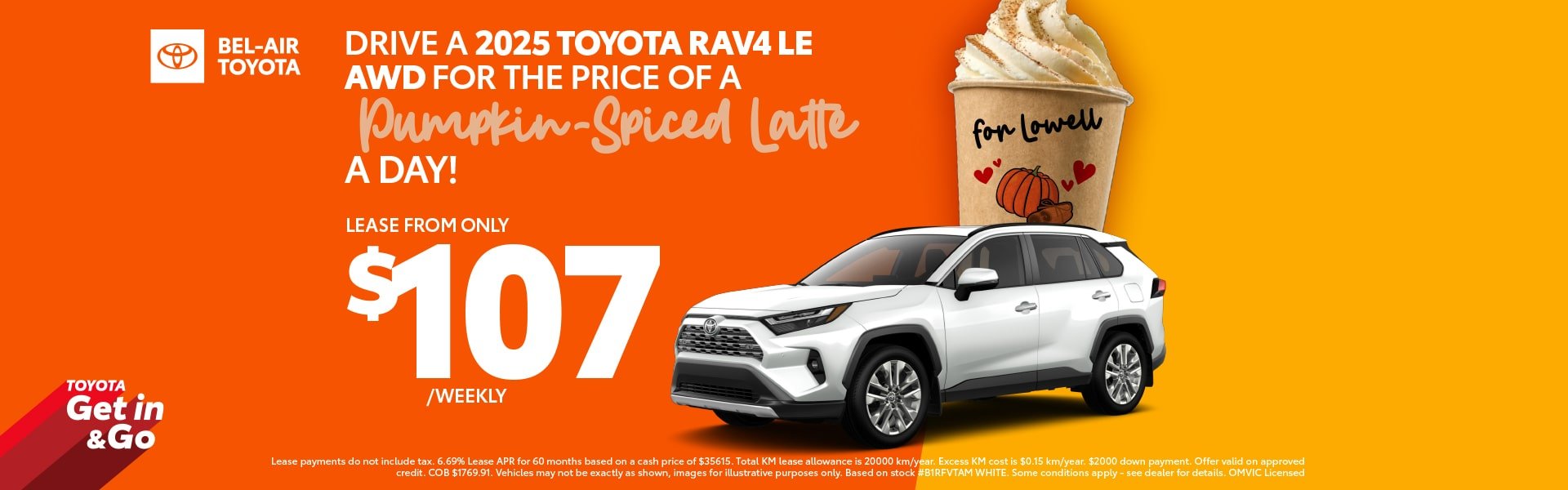 2025 RAV4 Special October Offer 2025 Toyota RAV4 Ottawa