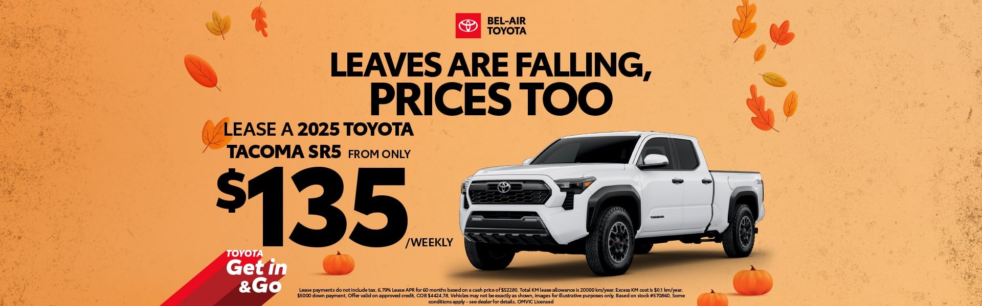2025 Tacoma Special October Offer 2025 Toyota Tacoma Ottawa