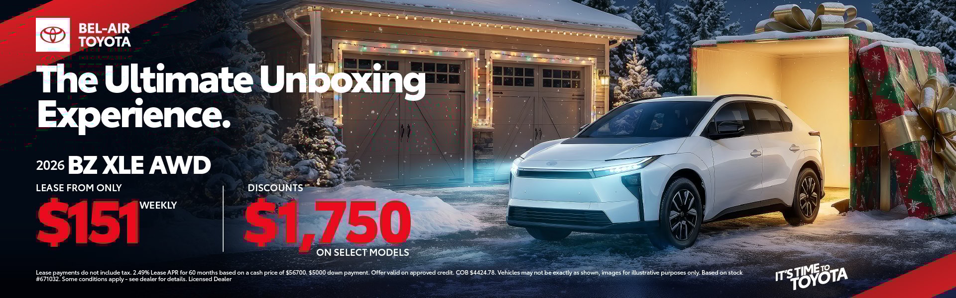 Toyota bZ at Bel-air Toyota