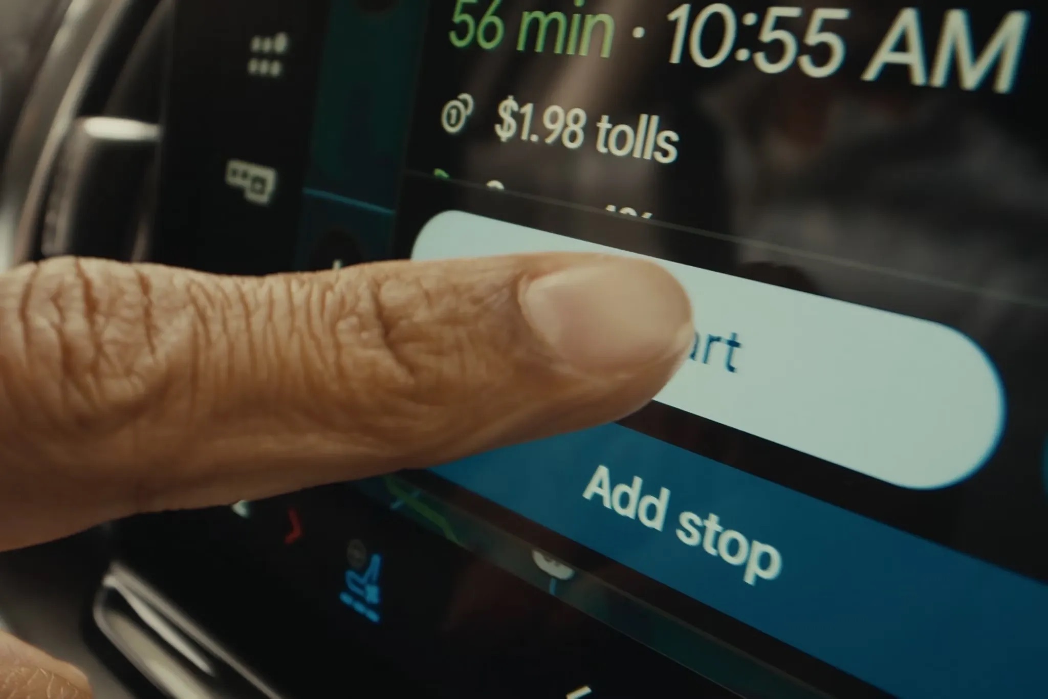 2026 Ford Expedition touchscreen navigation system with route planning