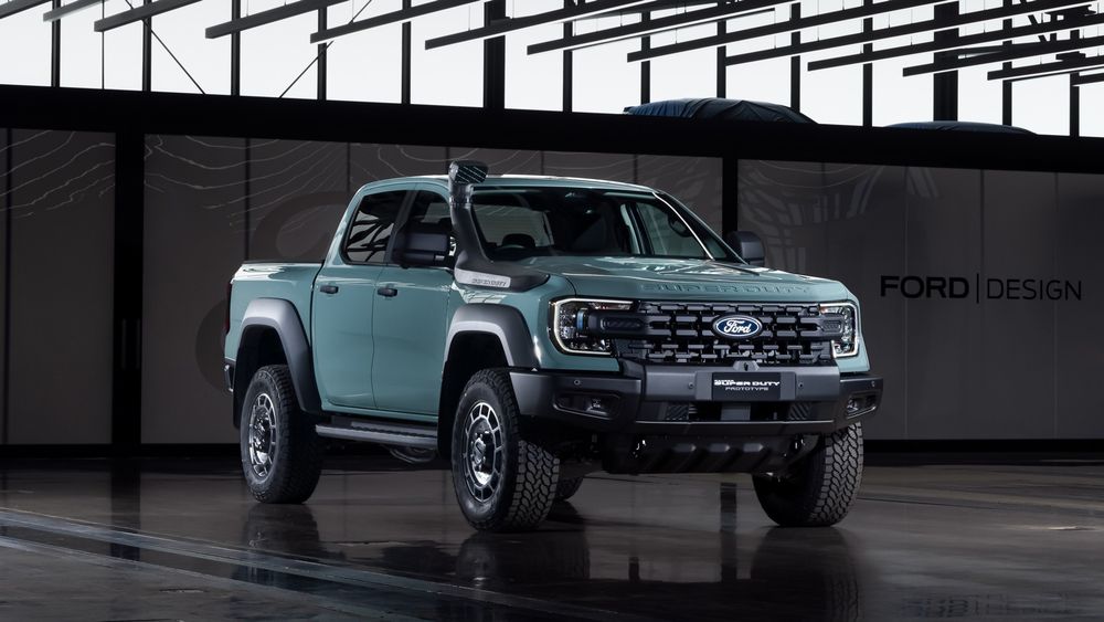 2026 Ford Ranger Snorkel exhaust garage