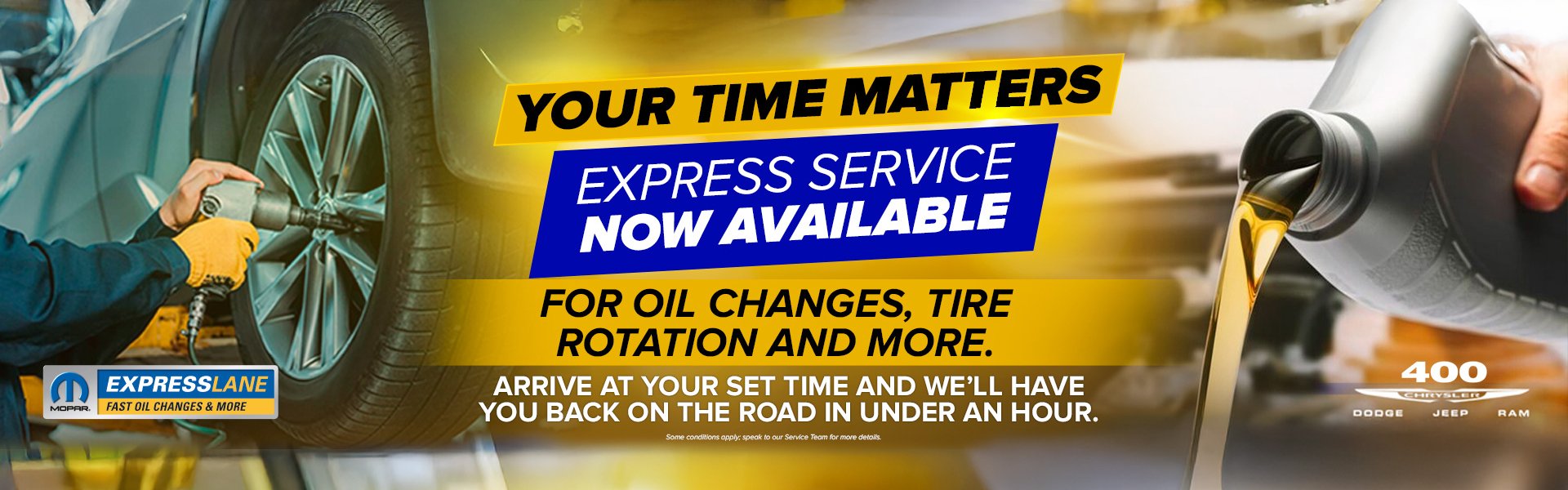 Express Service Now Available Express Service Now Available
