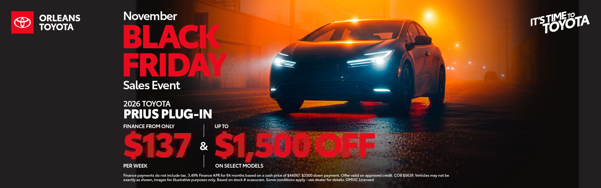 Toyota Prius at Orleans