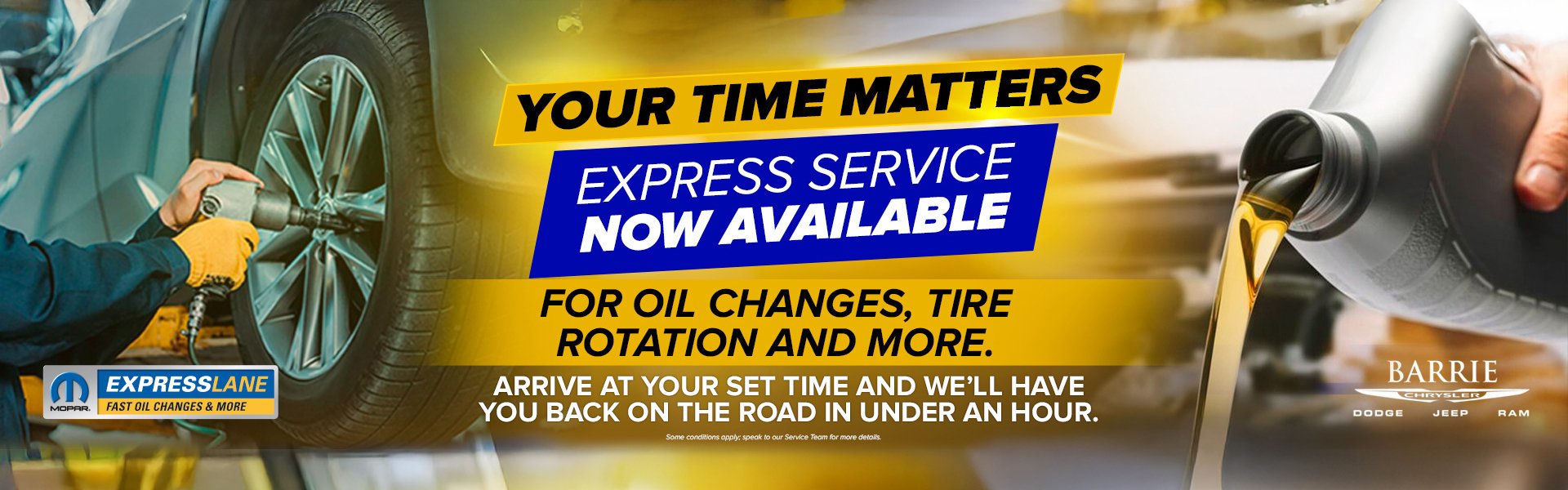 Express Service Now Available