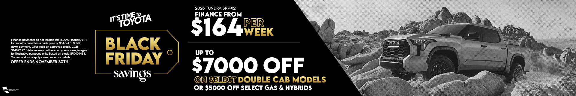 Get up to $7000 off on Tundra at Sherwood Park Toyota