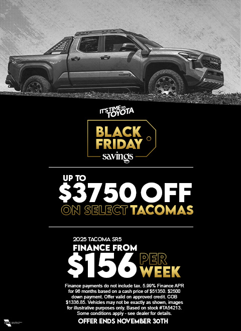 Get discount up to $3750 on Toyota Tacoma at Sherwood Park Toyota