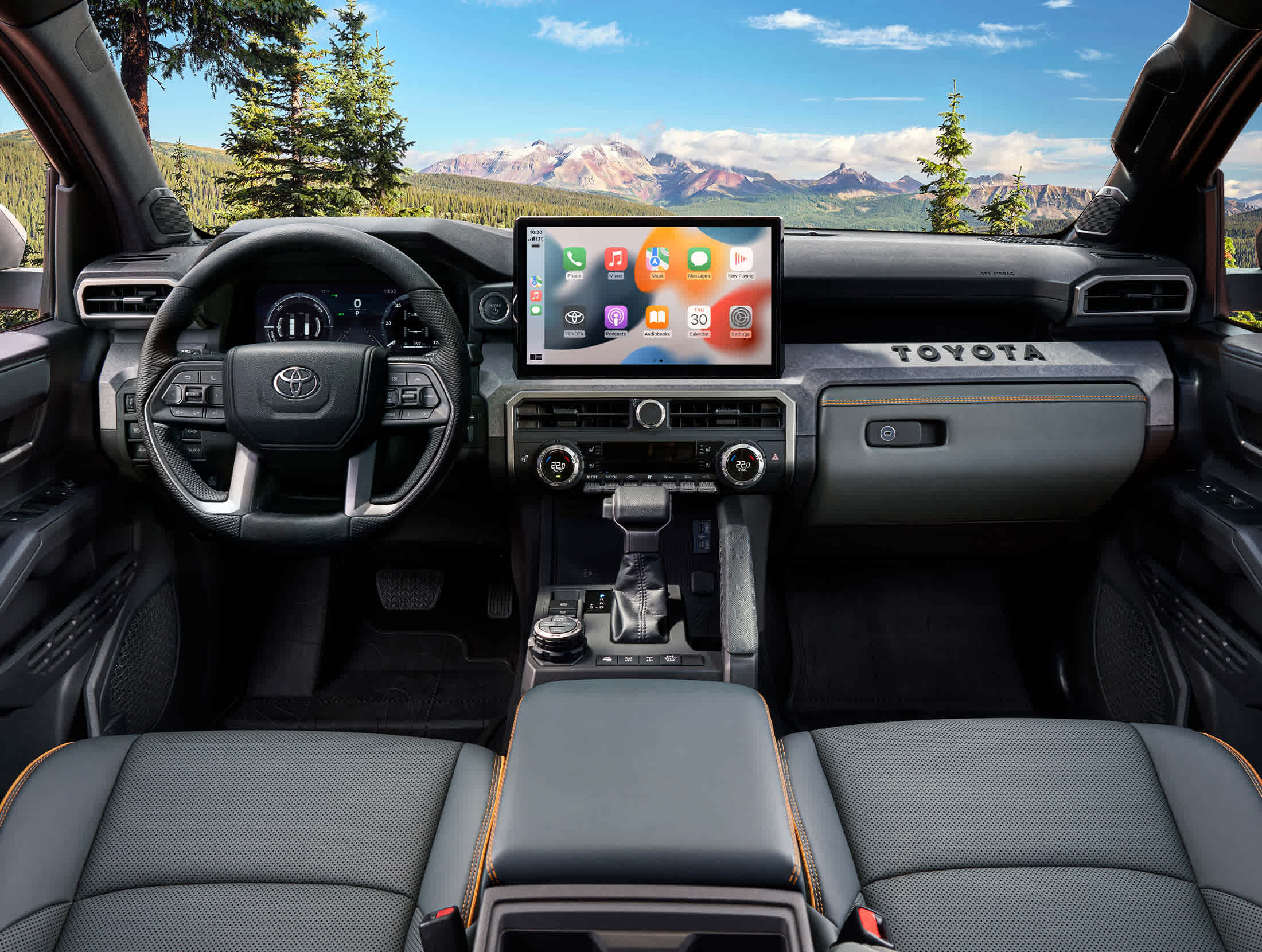 2025 Tacoma Interior connectivity