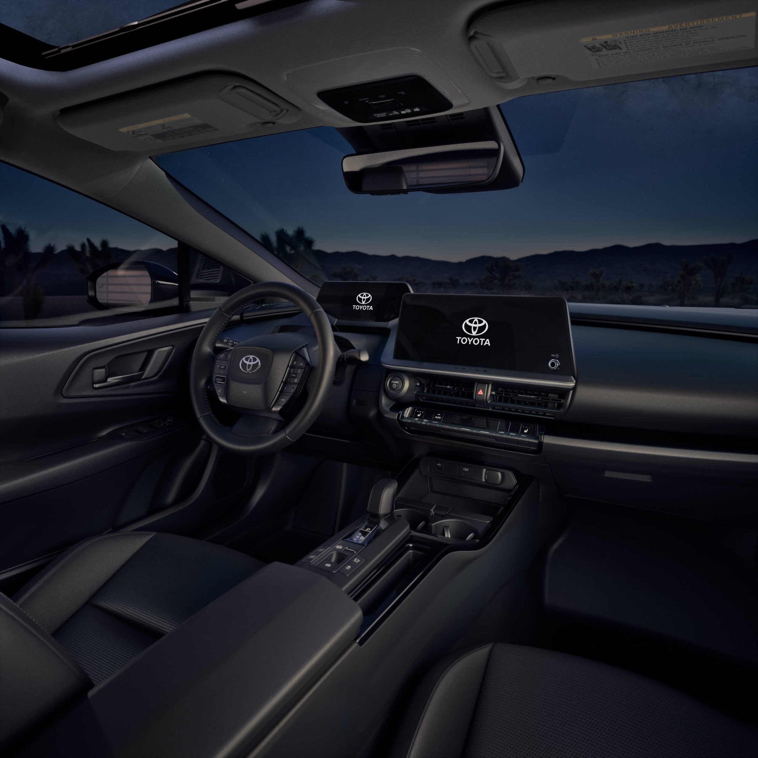 Prius Plug-in Hybrid interior and connectivity