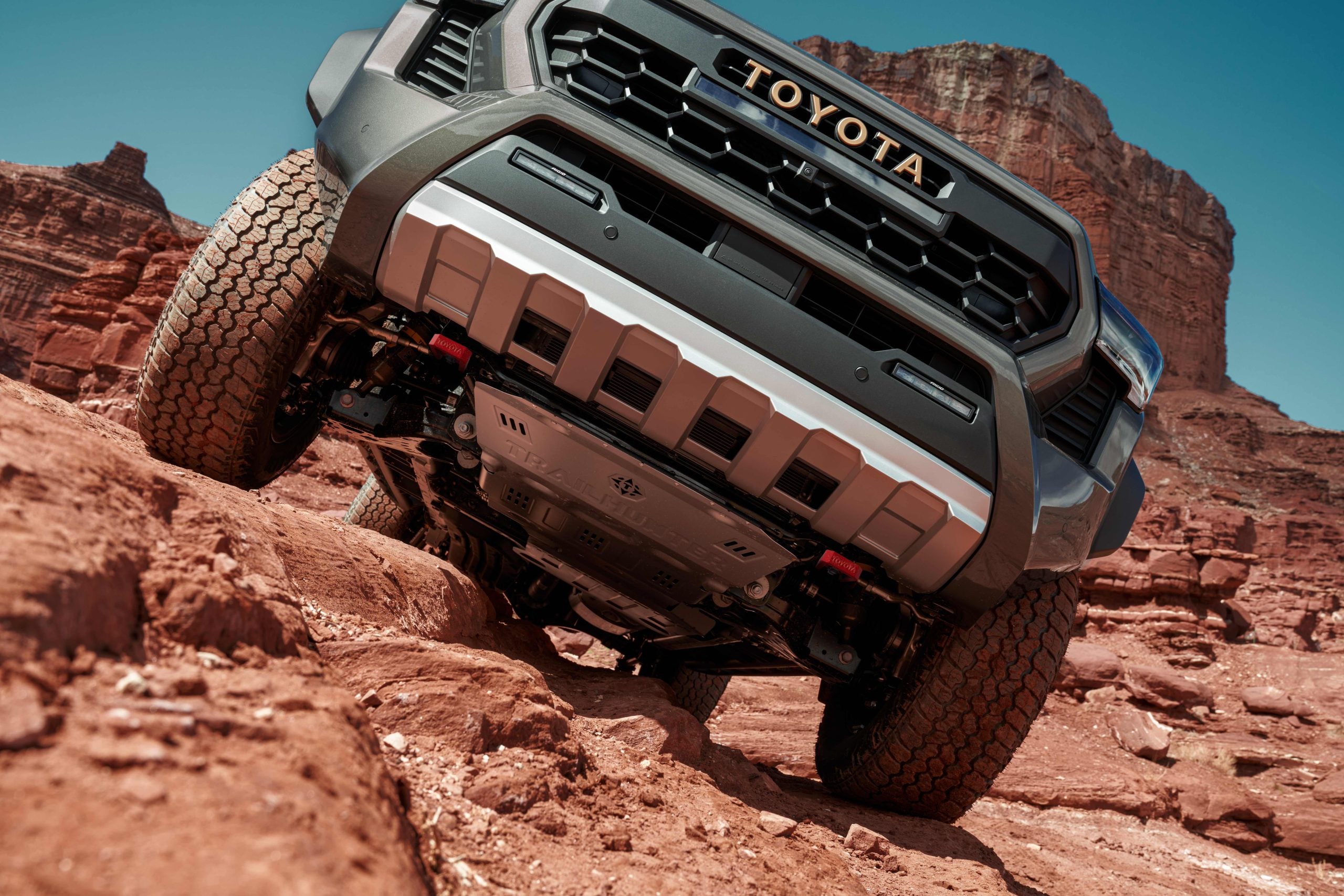 Toyota Tacoma off-road in Alberta