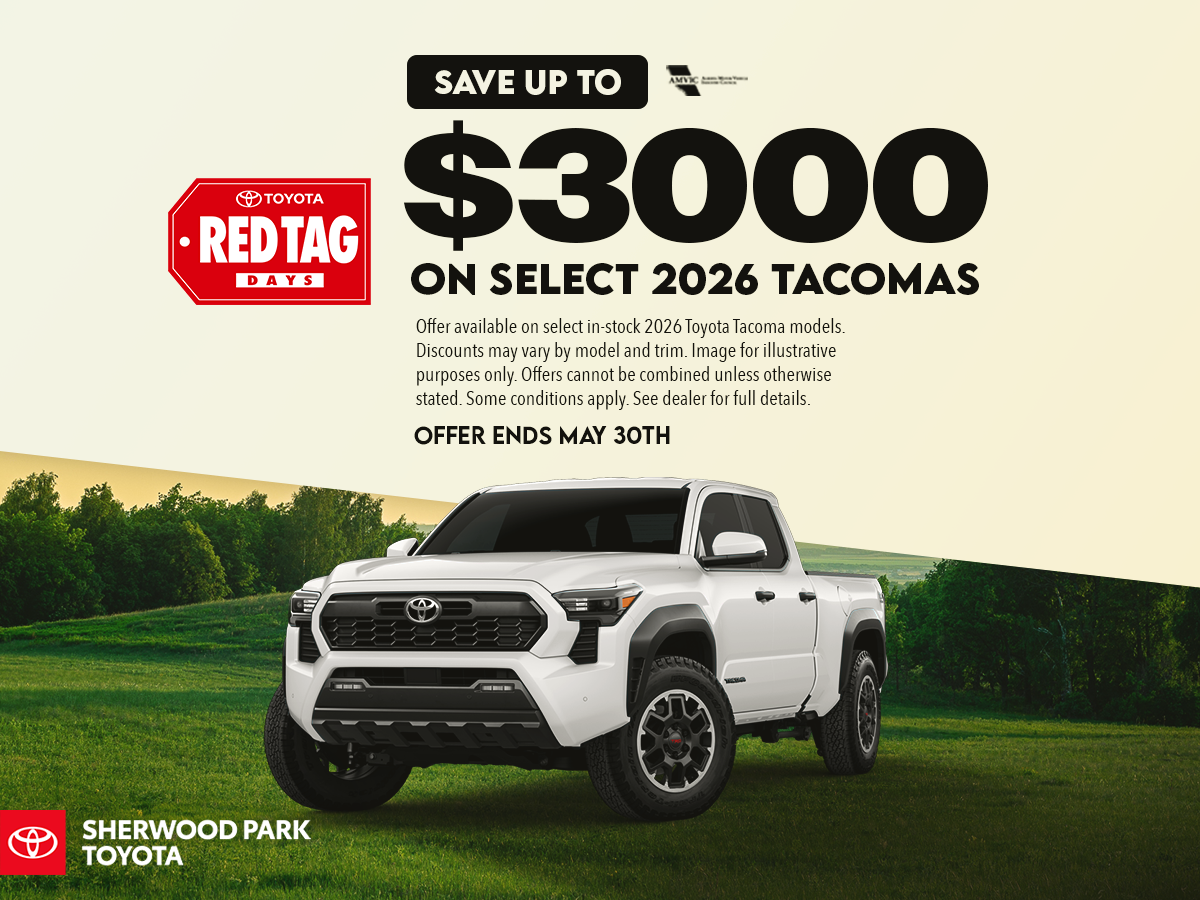 Toyota Red Tag Days Tacoma Offer Sherwood Park