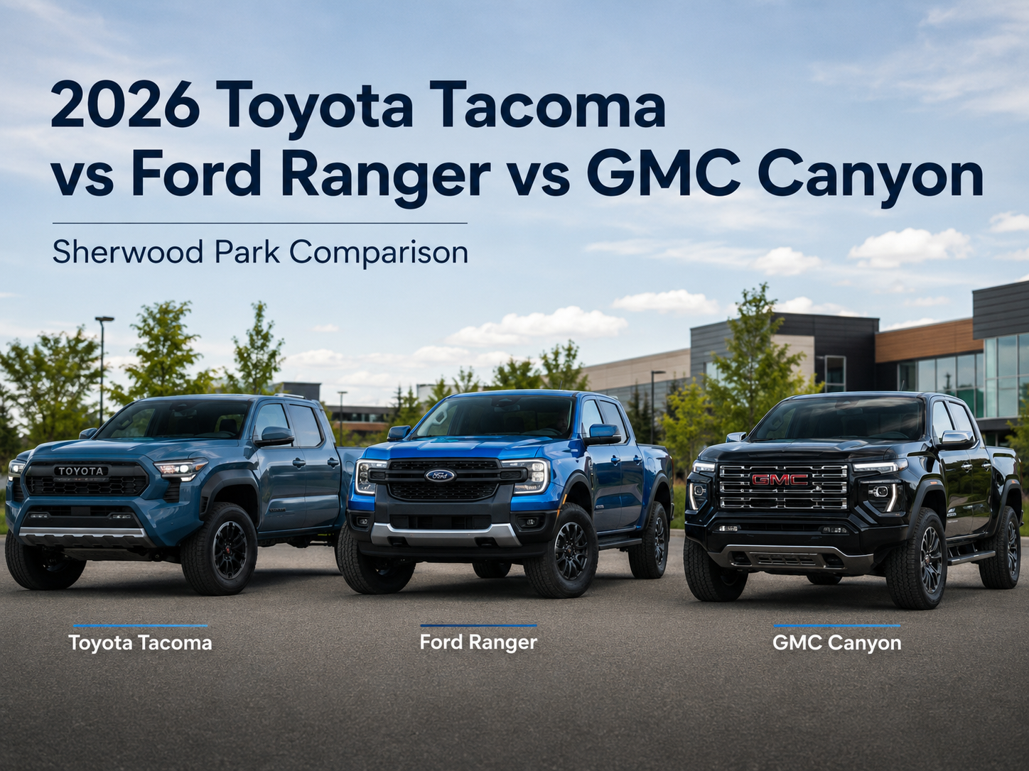 tacoma vs ranger vs Canyon