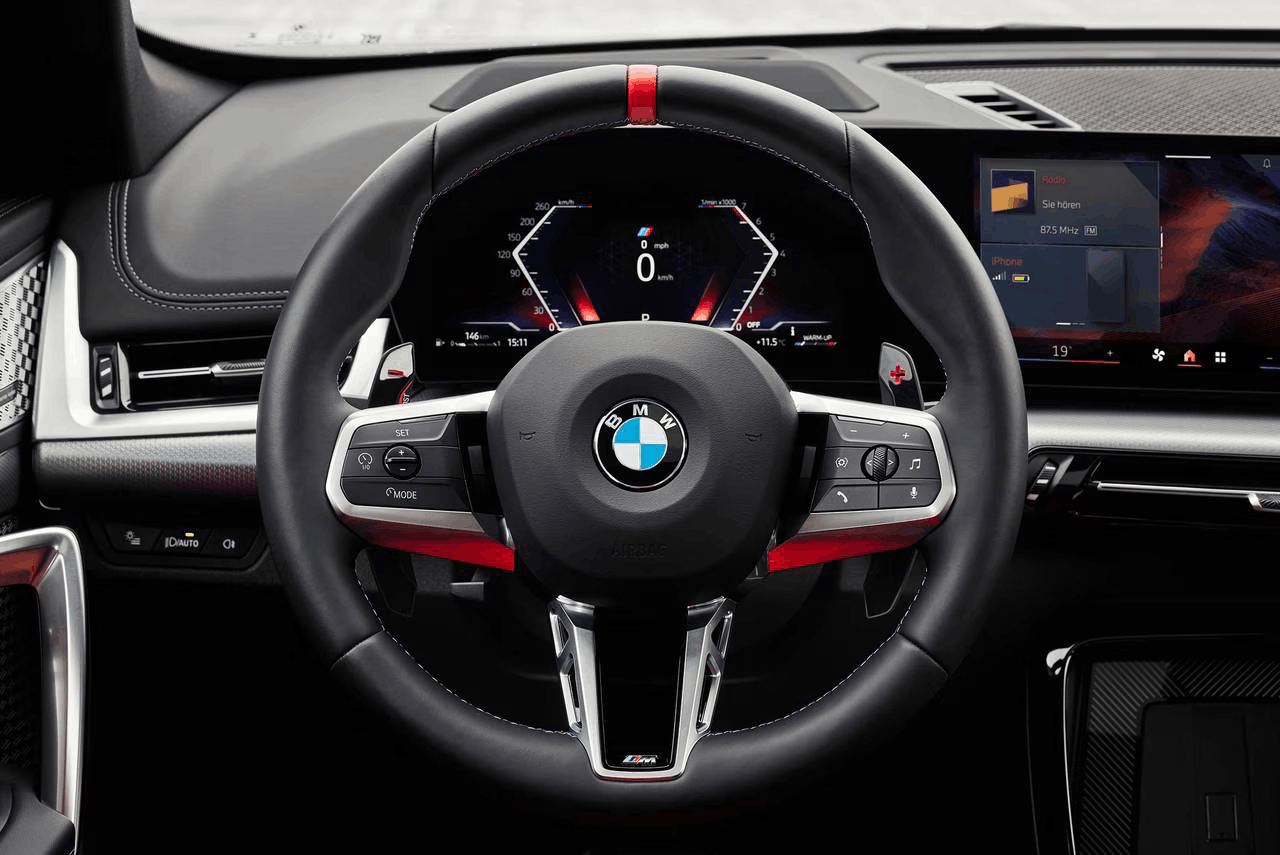 2026 BMW X1 Driver steering wheel technology