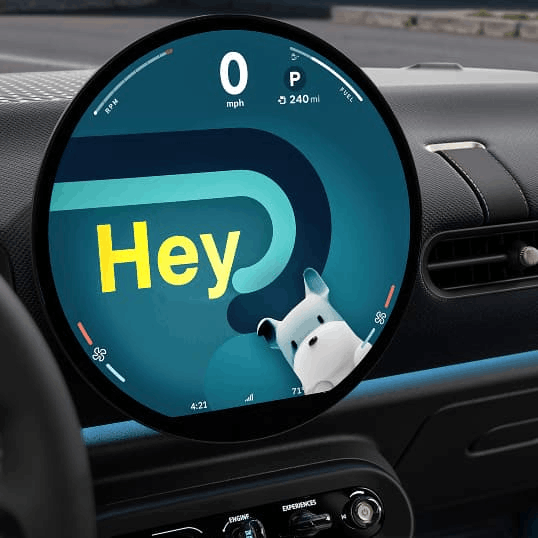 2026 Mini Cooper OLED Circular Display