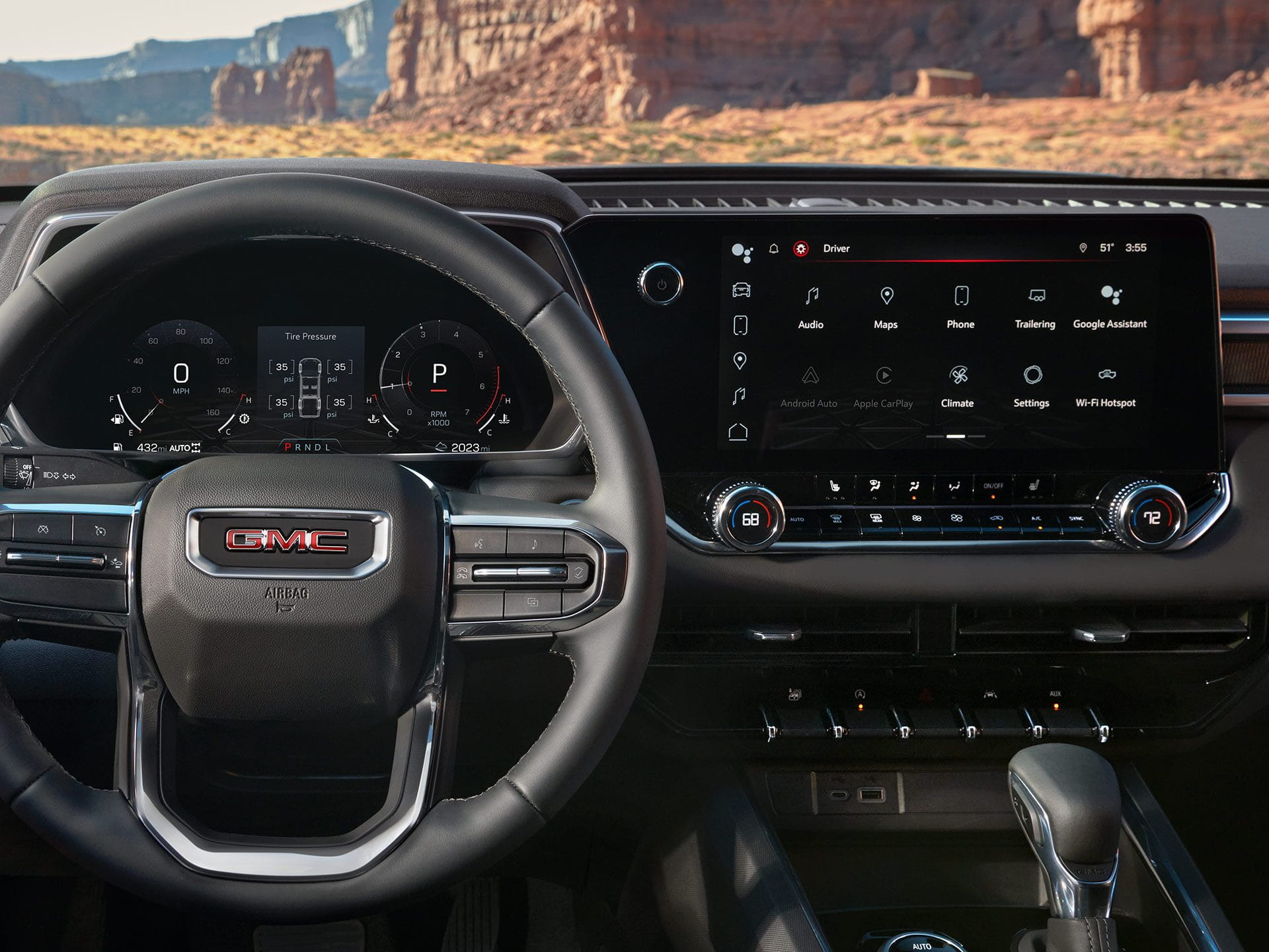 2026 GMC Canyon technology driver screen